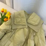 Зимняя дизайнерская кукла, пуховик с пухом, универсальная куртка, 2023, кукольный воротник, тренд сезона, оверсайз, увеличенная толщина