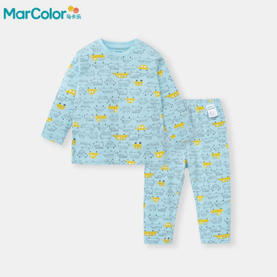 【马卡乐】春夏款男女童纯棉家居服套装