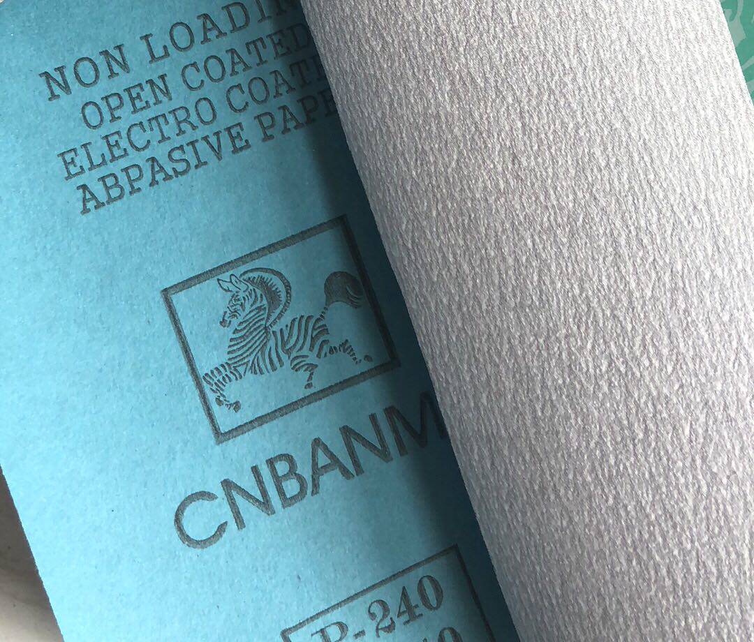 The white sand of the zebra blue paper.