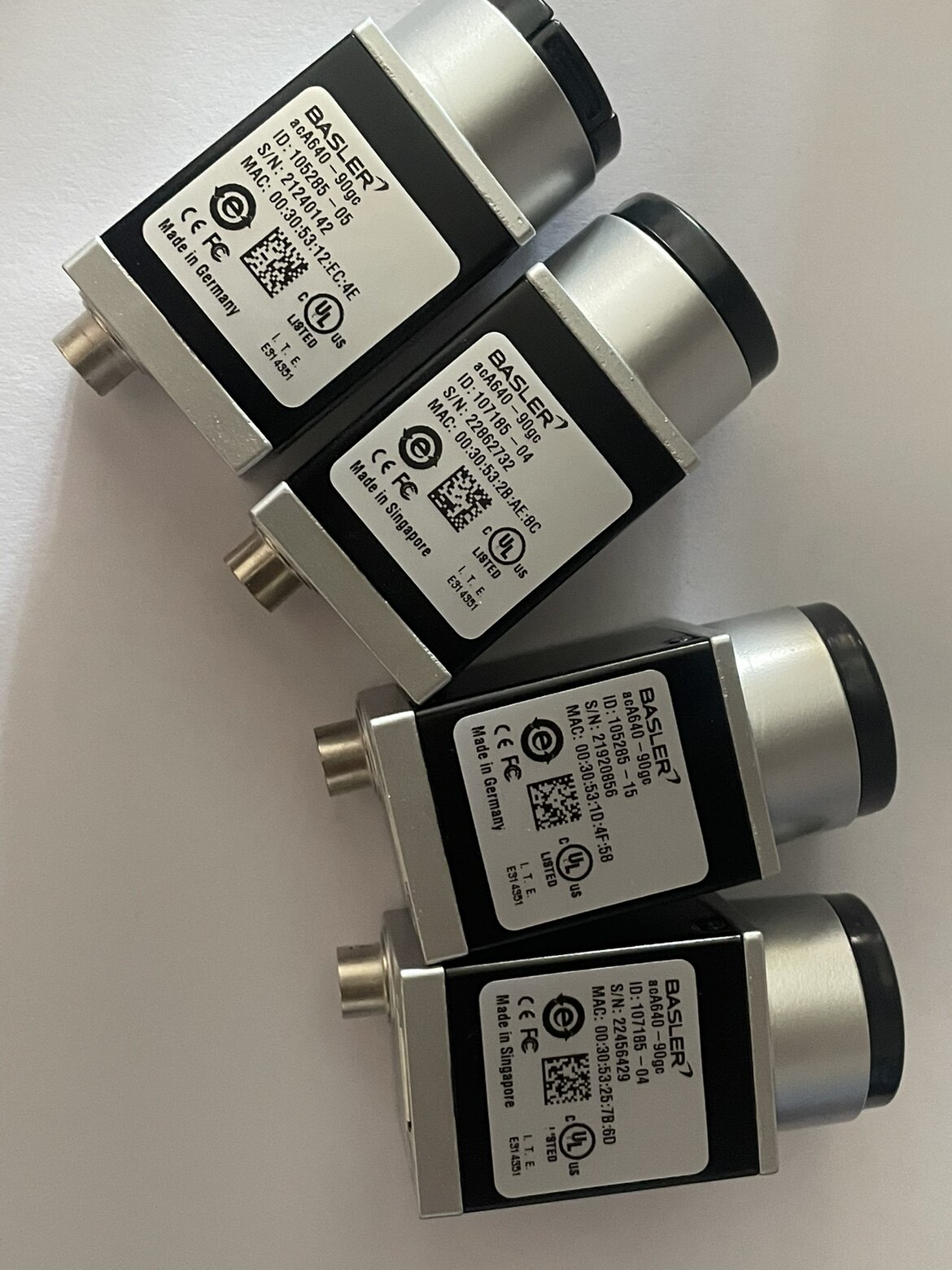 Промышленные Камеры/Видеокамеры basler工业相机aca640-90gm/gc原装全新质保三年