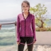 Mẫu áo khoác thể thao nữ nhanh khô thoáng khí quần áo yoga dài tay áo khoác dây kéo đứng cổ áo khoác chạy bộ quần áo thể dục áo khoác nam thể thao Áo khoác thể thao / áo khoác