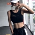 聚 tập hợp áo chống sốc thể thao thoáng khí áo ngực nữ lưới đẹp trở lại chạy yoga tập thể dục đồ lót áo ngực Đồ lót thể thao