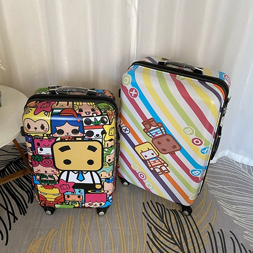 Мультяшный универсальный чемодан, 20 дюймов, 24 дюймов, 28 дюймов