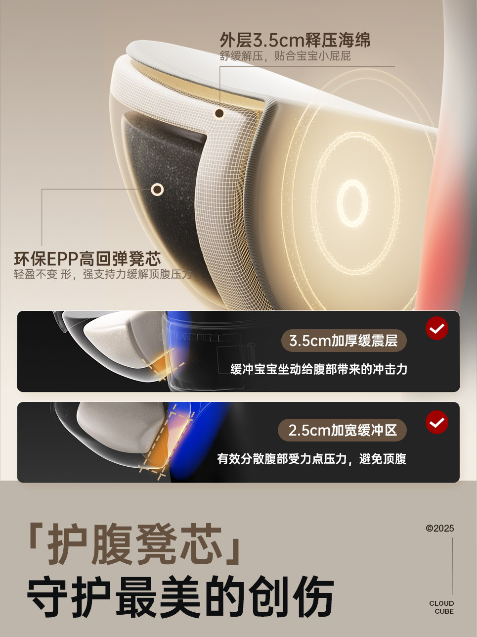 Hagaday Hakada Baby Waist Stool and Carrier 2-in-1, Lightweight for Toddlers, Suitable for All Seasons, a Magical Tool for Carrying Babies When Going Out