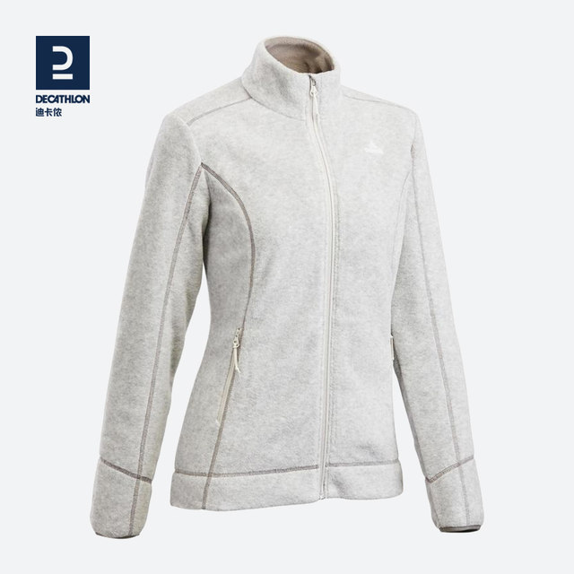 Decathlon ຂອງແມ່ຍິງ polar fleece liner ໃຫມ່ອົບອຸ່ນດ້ານເທິງ fleece ຫນາ jacket sweatshirt ກາງແຈ້ງ fleece jacket ODT1