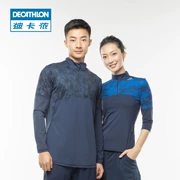 Decathlon cửa hàng chính thức cửa hàng áo thun thể thao nam và nữ dài tay đích thực mùa thu và áo mùa đông quần áo bóng tennis TEN