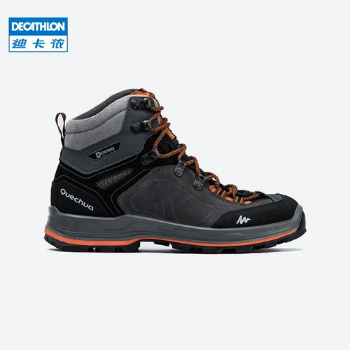Decathlon Flagship Store Tracking Shoes Мужчина Осень Женская Анти -Слайп Водонепроницаемый Официальный сайт Турист на открытом воздухе высокие туфли
