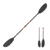 Decathlon ITIWIT500 pagaie de kayak pagaie en deux sections contenant du carbone portable léger OVKK