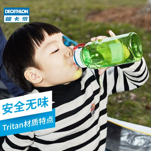 Трубочка со стаканом, пластиковая портативная дорожная вместительная и большая спортивная бутылка, защита при падении