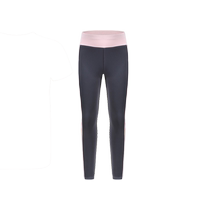 Decathlon summer mother-daughter parent-child wear leggings yoga pants running cropped pants long pants fake two-piece pants KIDC