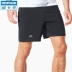 Quần short thể thao Decathlon nam mùa hè mới nhanh khô thoáng khí chạy lỏng ngụy trang màu đen giản dị RUNT - Quần thể thao Quần thể thao