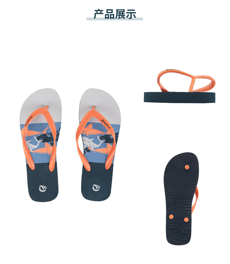 Decathlon Men's Non-slip Flip Flops