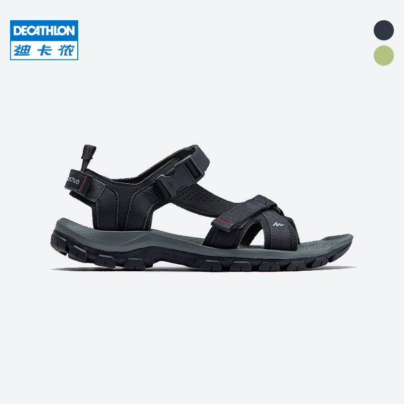 Decathlon flagship sandals men's new magic sticker anti-skiing beach shoes men's summer trend traceability shoes ODS
