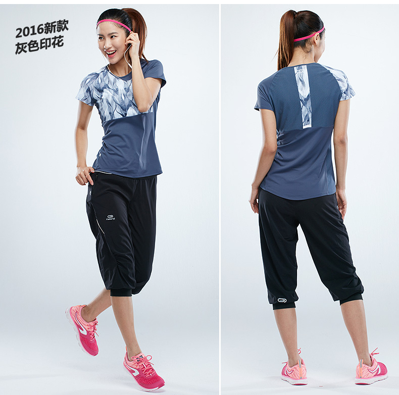 Tshirt de sport femme DECATHLON 8296432 en polyester - Ref 458939 Image 21