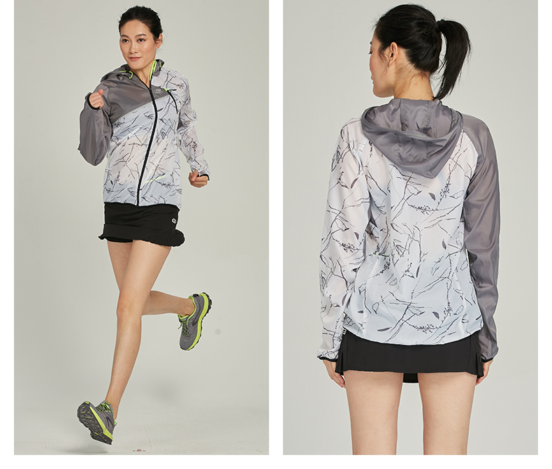 Decathlon thể thao áo gió của phụ nữ mới mùa xuân và mùa thu mỏng ngoài trời thoáng khí chạy da áo gió áo khoác RUN C áo khoác gió nam cao cấp