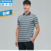 Decathlon polo áo sơ mi nam ngắn tay T-Shirt ve áo kích thước lớn mùa hè đích thực màu rắn Paul nam lỏng INESIS Polo