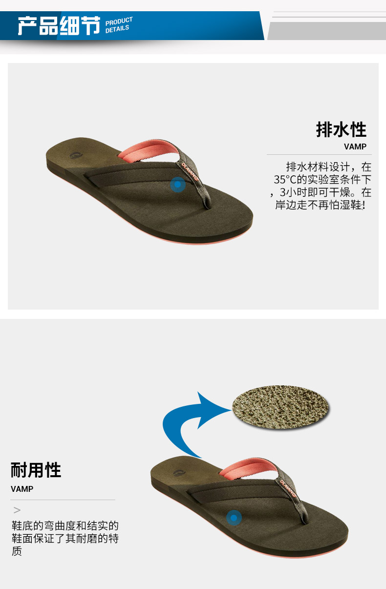 Decathlon cửa hàng hàng đầu dép xỏ ngón đi biển dép nữ ngoài trời dép nam và nữ - Khởi động ngoài trời day bao ho lao dong