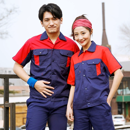 Летний тонкий дышащий износостойкий хлопковый комбинезон, короткий рукав, делается под заказ