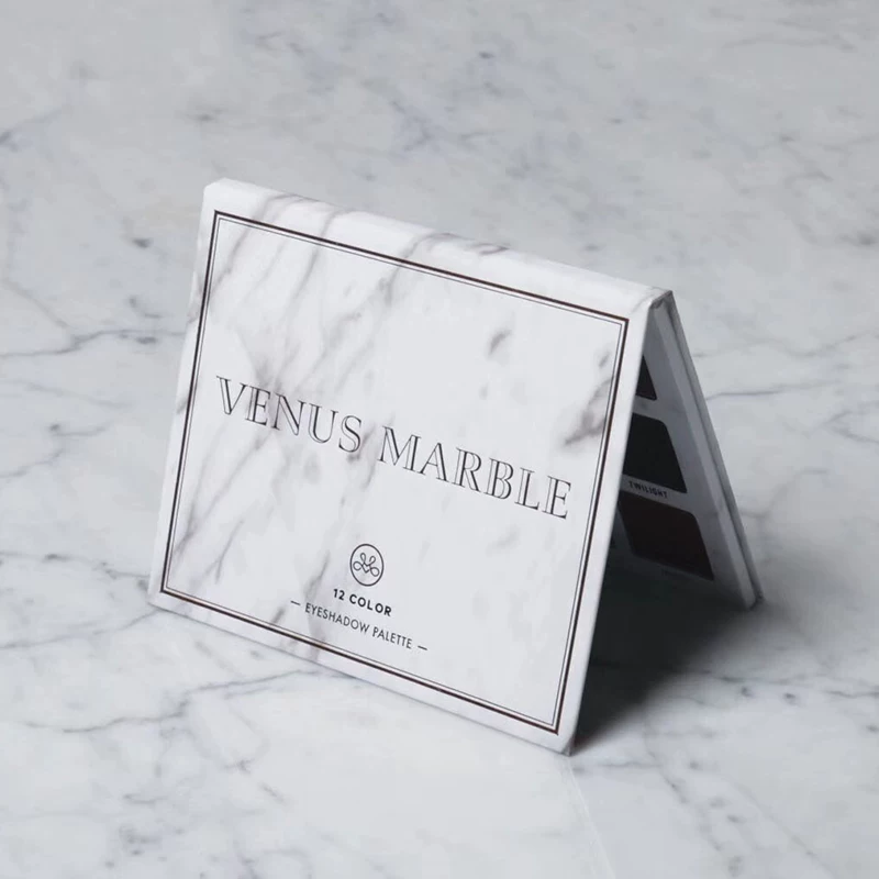 Палетка теней для век Venus Marble Marble Eye Shadow 12 цветов - синий порошок VM Reality Aesthetic Romantic Gold Worship