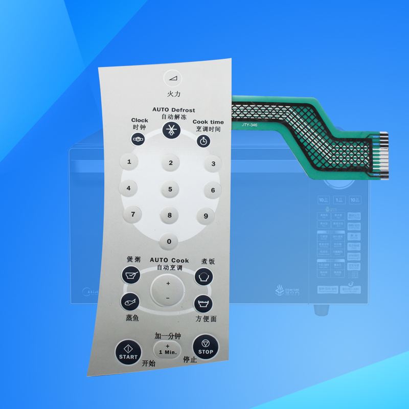 Whirlpool wave oven vip273f panel Key switch Film touch switch Control panel