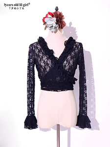 Танцевальный сервис горячий -танец живота 2021 Новый кружев Flamenco Top Brand Design Euu18