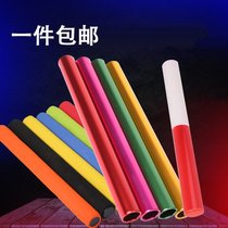 Bicolor sports standard plus coarse baton sports aluminum alloy non-slip props sponge set fitness stick short run student