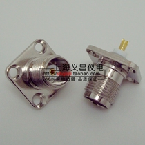 TNC-50KF TNC-KFD Jack Mounted Terminal Coaxial Connector Square Flange Fixing