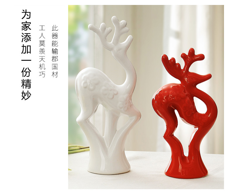 Household act the role ofing is tasted creative decoration ceramics craft a new home decoration furnishing articles wedding gift for wedding gifts sika deer