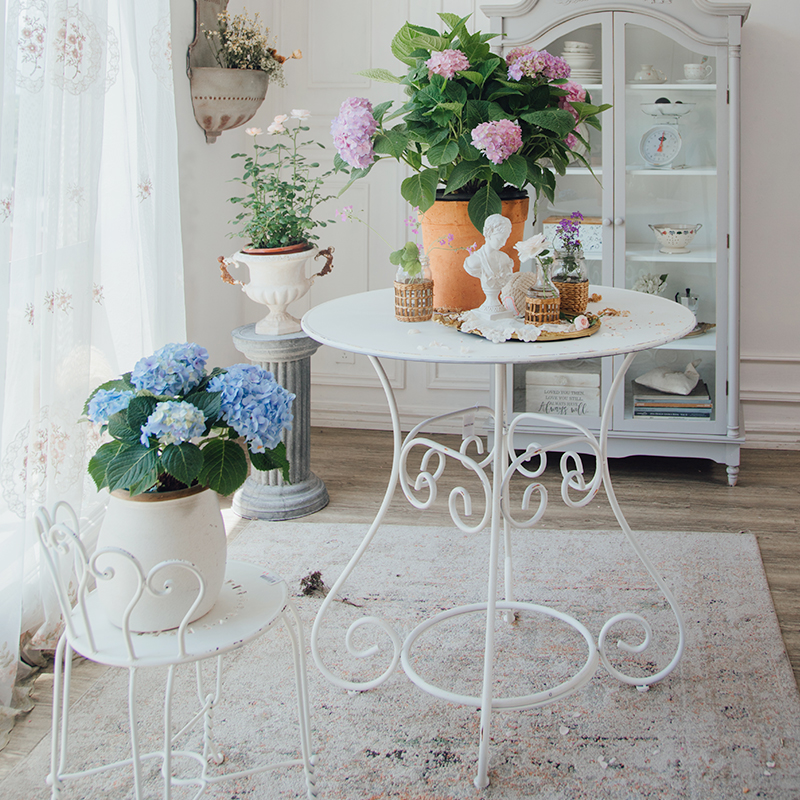 You Can Livable Floating Windows Small Table Bedroom Balcony Outdoor Garden Living Room Metal Tea Table Roundtable Folk