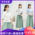 . Cải thiện Han quần áo của phụ nữ Trung Quốc gió 2020 mùa hè gió quốc gia retro của phụ nữ váy trà văn Tang đầm hai mảnh váy 