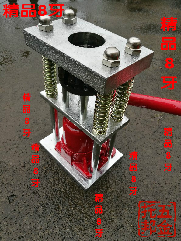 Agricultural drugbeating machine hydraulic pliers spray joints steel copper cover water high-pressure oxygen rubber pipe buckle pressing machine pressure pipe machine-Taobao