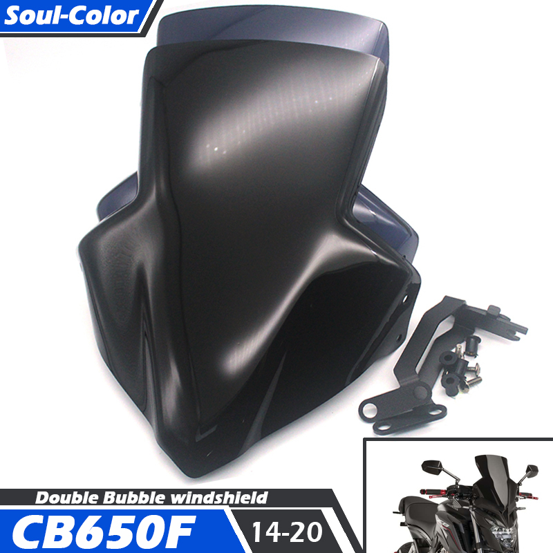 New Cb650F 14'-18' 2017 Windshield Front Windscreen Wind Deflector Cover