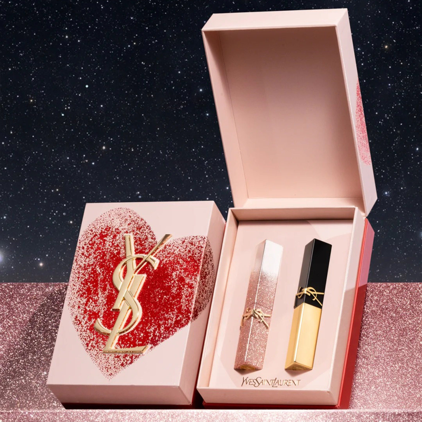 YSL圣罗兰口红情人节限定小金条1936 1988礼物礼盒套装国柜正品评价- 淘宝网
