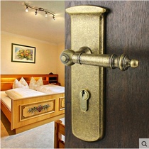 American Copper Lock Indoor Door Lock Bedroom Door Lock Eurostyle Antique Full Copper Door Lock Chinese Style Door Lock SM2060