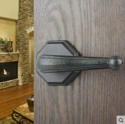 American copper lock black wrench lock indoor bedroom door lock bathroom lock powder room door lock channel lock LP 938