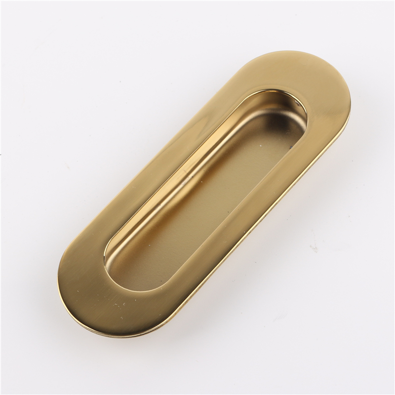 Ebili black sliding door handle Sliding door handle American gold dark handle Kitchen powder room sliding door handle