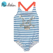 MiniBoden UK trực tiếp cho trẻ em in hình động vật áo tắm cho bé gái mùa hè đi biển áo tắm một mảnh