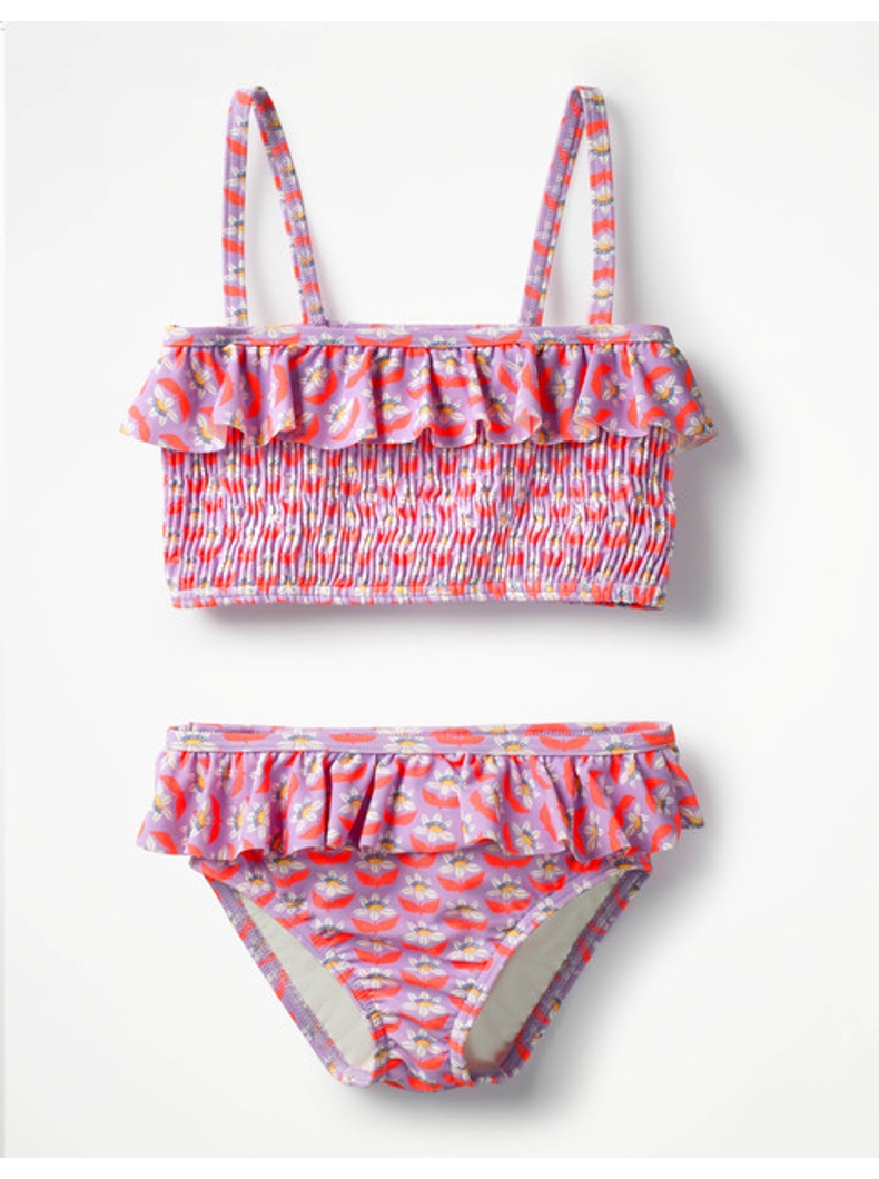 MiniBoden UK Direct Children Mặc cho trẻ em Bộ bikini retro Bộ đồ bơi hai mảnh cho bé gái mùa hè đồ bơi cho bé trai 1 tuổi