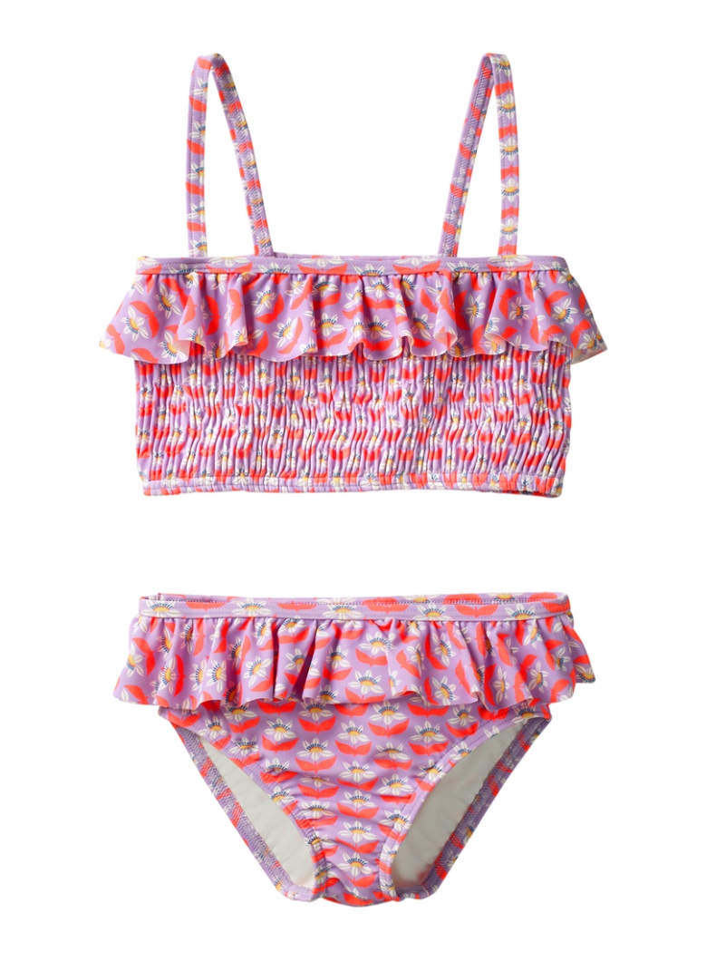 MiniBoden UK Direct Children Mặc cho trẻ em Bộ bikini retro Bộ đồ bơi hai mảnh cho bé gái mùa hè đồ bơi cho bé trai 1 tuổi