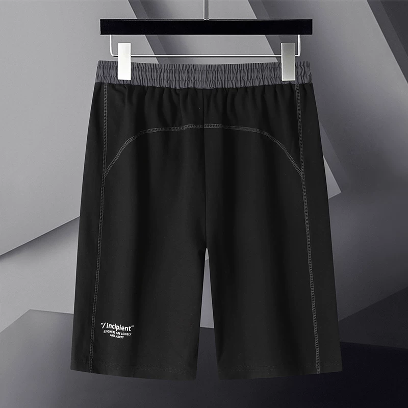 Шорты, вязаные хлопковые тонкие спортивные пляжные штаны, oversize, плюс размер