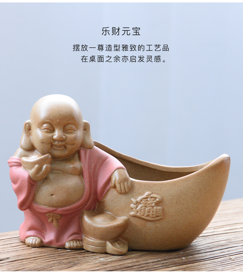 Fleshy zen flowerpot ceramic maitreya desktop furnishing articles asparagus pot potted flower implement small old running the furnishing articles flowers