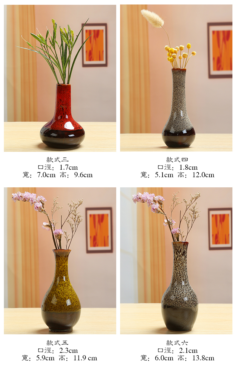 Ceramic floret bottle of pure and fresh and hydroponic flower implement all over the sky star, transparent sitting room modern dried flowers flower arrangement home decoration furnishing articles