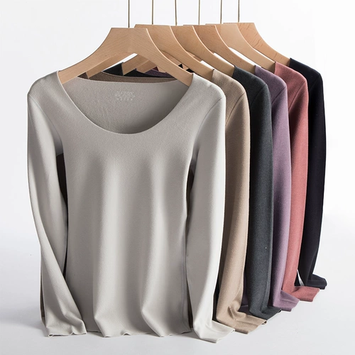 Двусторонное бархатное базовое приятное телу нижнее белье, удерживающее тепло флисовое термобелье, в обтяжку, увеличенная толщина