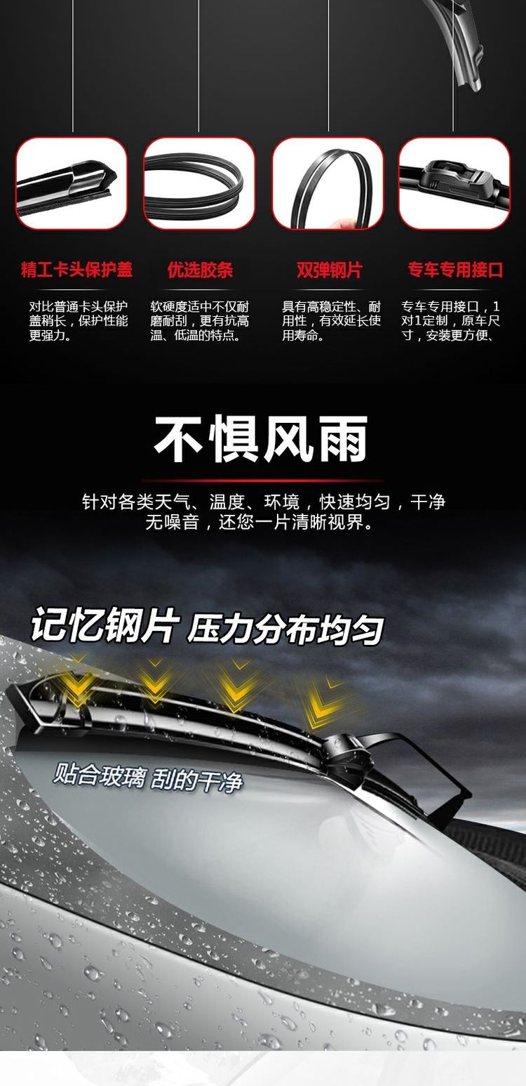 Cần gạt nước Đông Nam Ling Yue V3 Linh chi V5 gốc Mitsubishi Jin Xuan DX7DX3 Outlander Lancer gạt nước gốc - Gạt nước kiếng gạt nước rửa xe ô tô