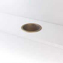 Italian imported OfficineGullo handmade brass 35cm diameter round kitchen sink sink