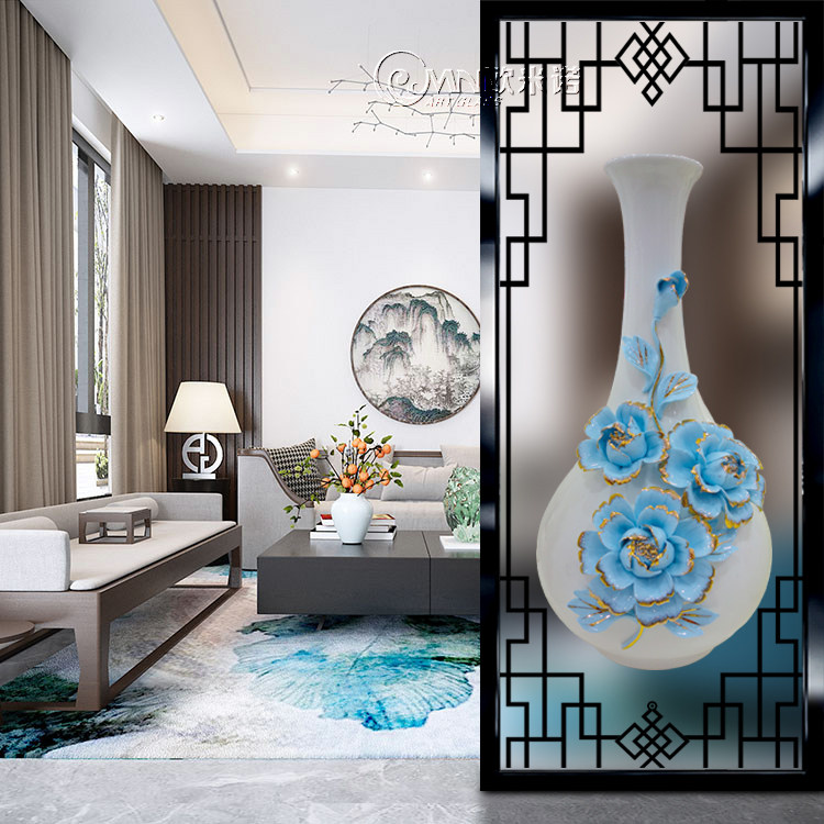 Customize modern minimalist art glass partition living room bedroom screen entry into the family's background frosted light transmission home
