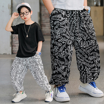 Boy Anti-mosquito Pants Summer Slim Fit Pants Foreign Air Children Summer Clothing CUHK Children New Light Cage Pants Loose Air Conditioning Pants