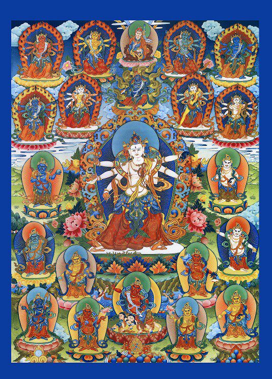Tie-edge Tianfa 21 CaithattBodhisattva portrait of BodhisattBodhisattBodhisatsBodhisattva of all living beings such as rain