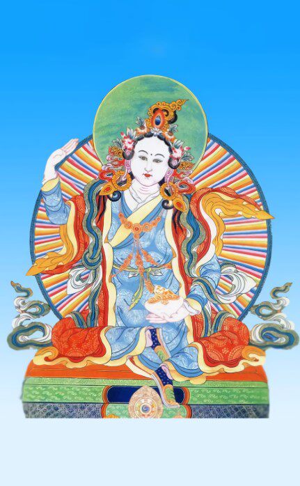 Marriage with Yeshe Tso Gyaltaka Empty Line Mother Shift Xi Tso Gyalt Buddha Mother Painting Visualization Wisdom Compassion Buddha Statue Painting Book Garden Plastic Seal