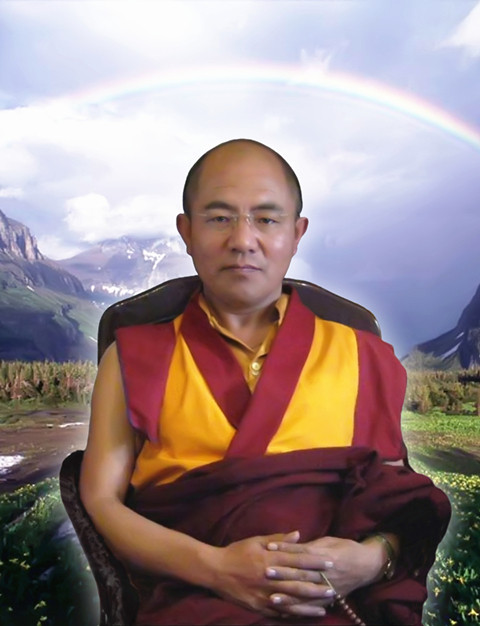 Larong Suodaji Khenpo portrait photo picture high-definition Tantric Buddha portrait hanging painting